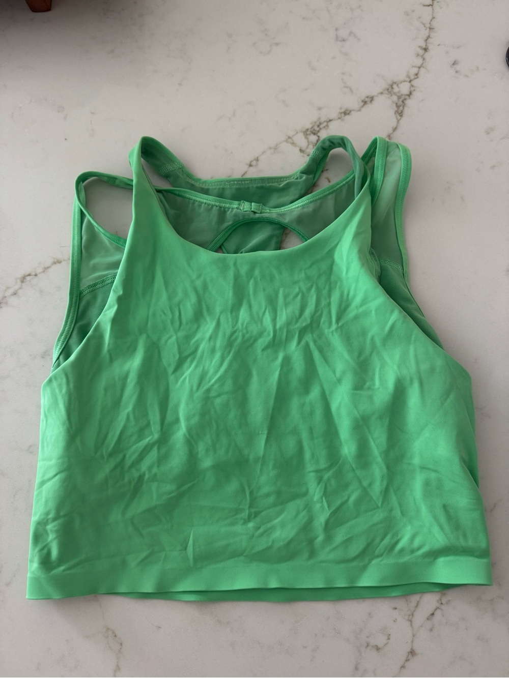 lululemon athletica Green Racerback Tank Top